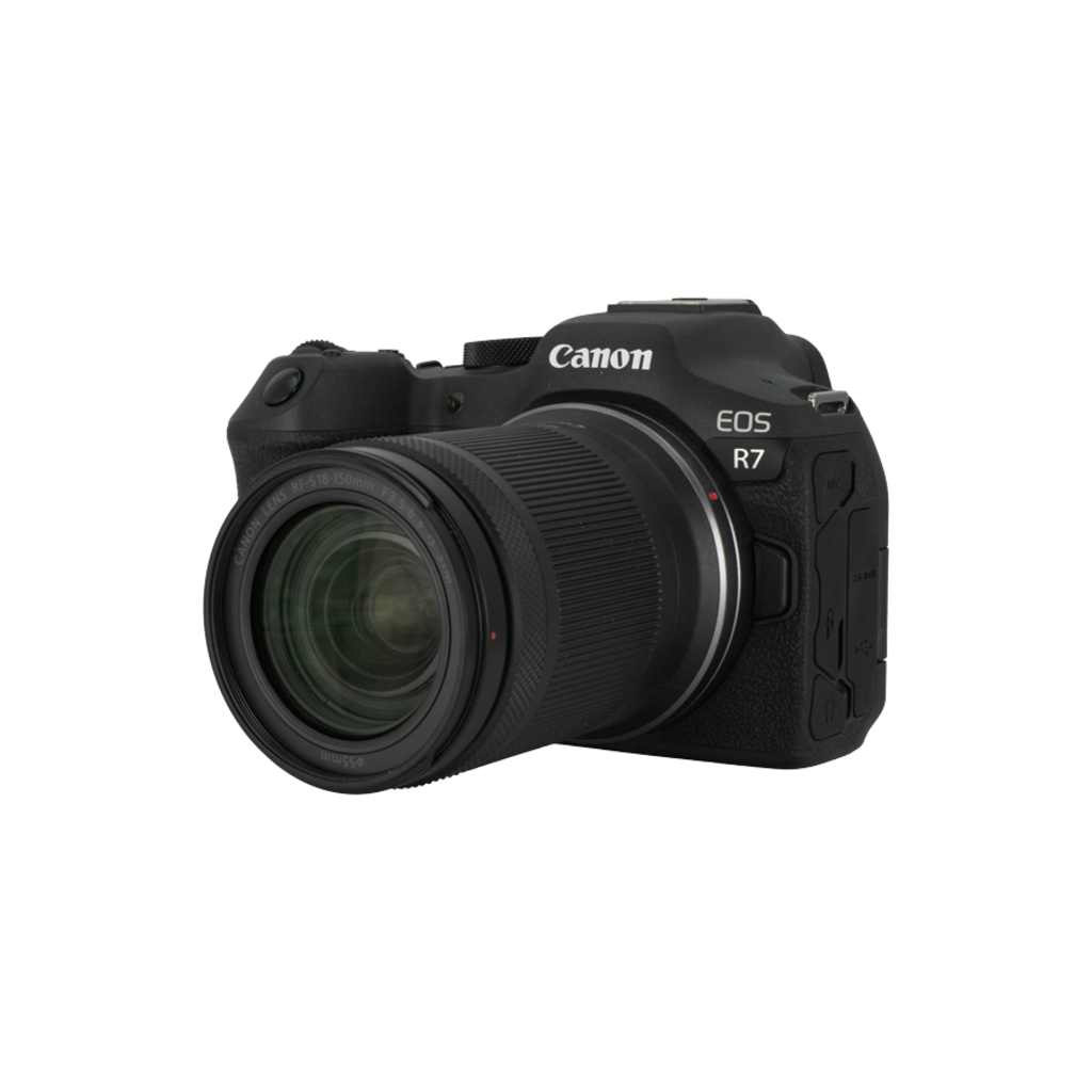 Canon R7 mirrorless camera with Canon RF-s 18-150mm f/3.5-5.6 lens