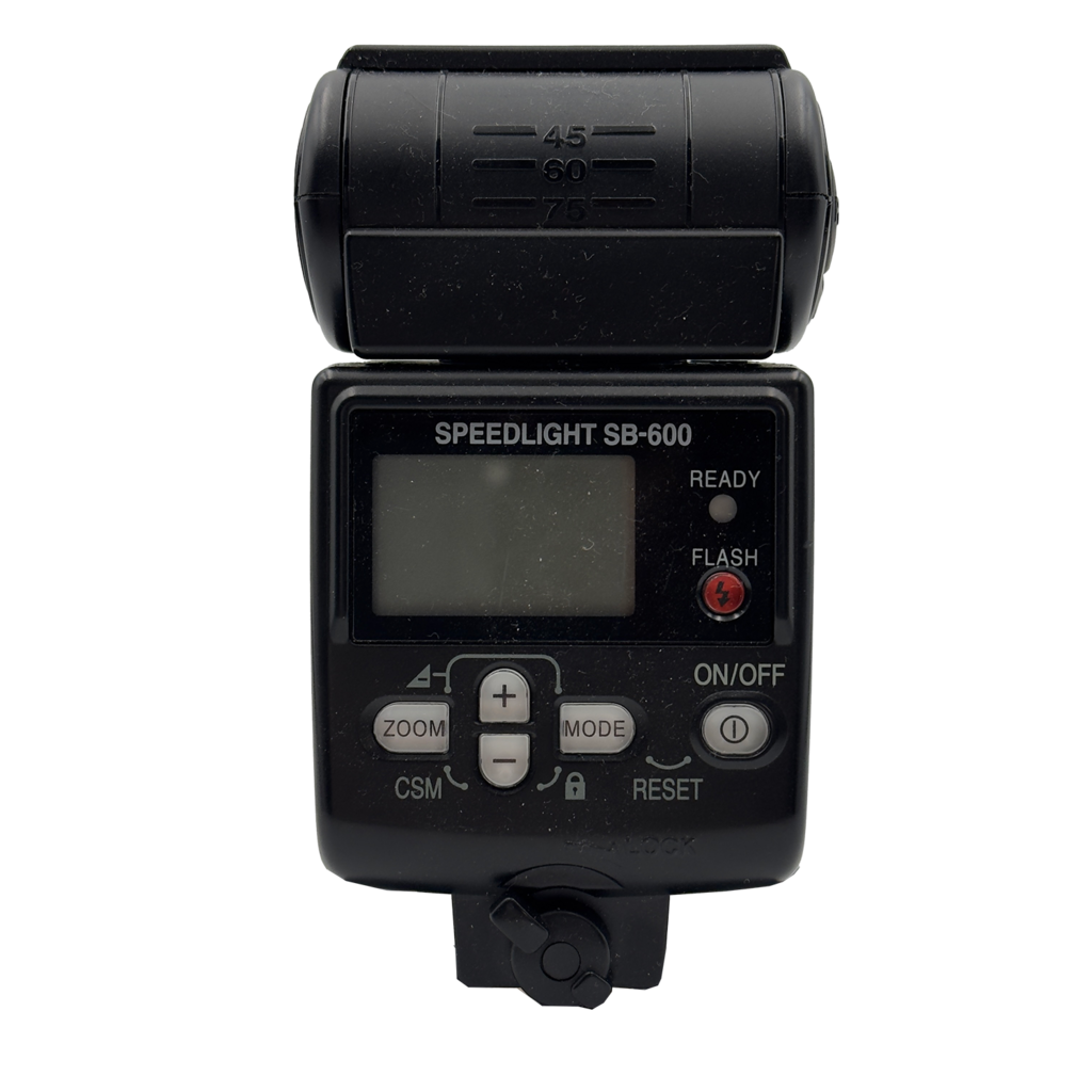 Nikon SB-600 on camera speedlight