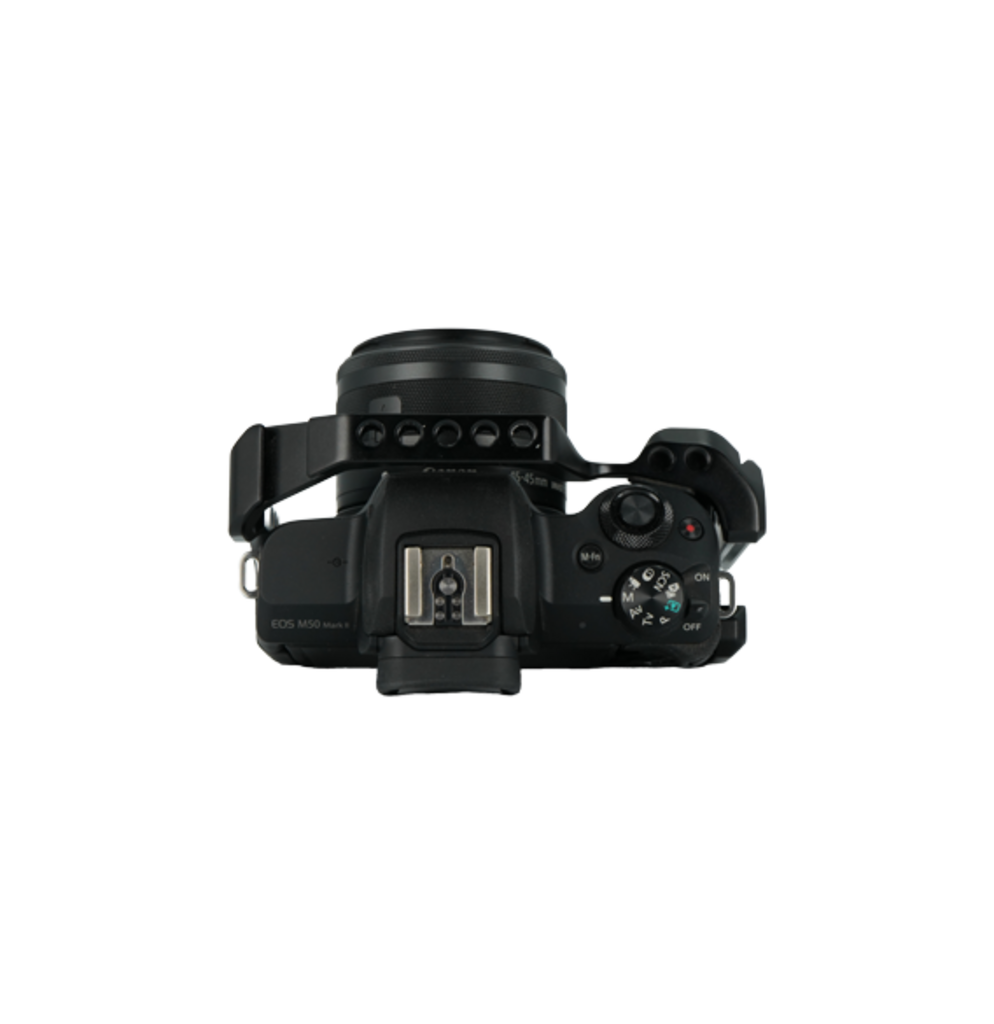 Canon EOS M50 mk ii APS-C mirrorless camera with Canon 15-45mm f/3.5-6.3 APS-C mirrorless m mount lens