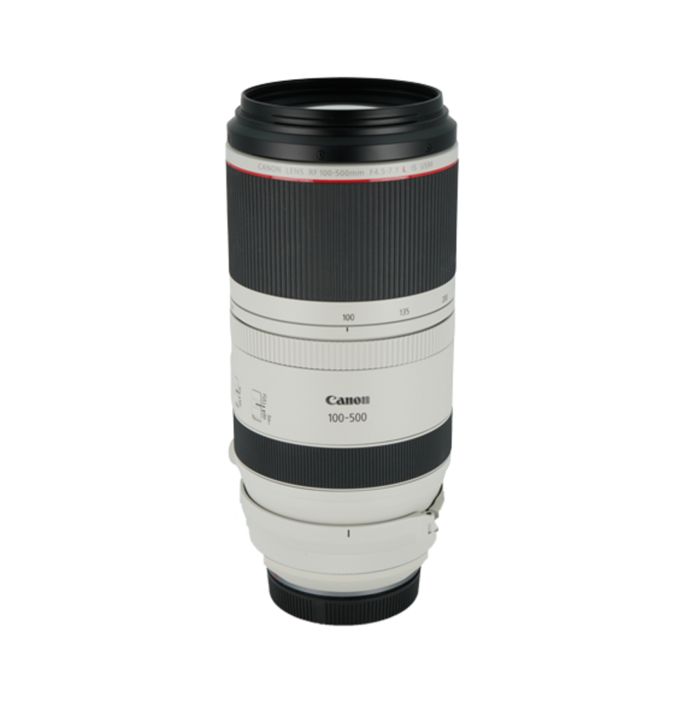 Canon RF 100-500mm f/4.5-7.1 L IS USM full frame mirrorless telephoto super zoom lens