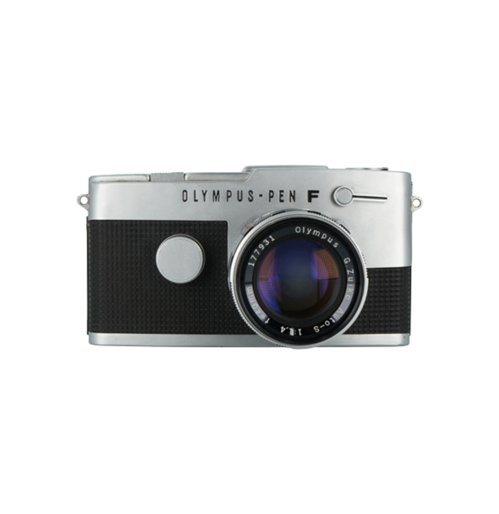 Olympus FT half frame film camera with Olympus 40mm f/1.4 lens for Olympus Pen