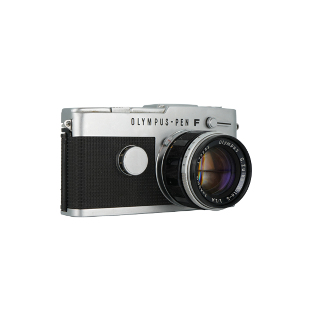 Olympus FT half frame film camera with Olympus 40mm f/1.4 lens for Olympus Pen