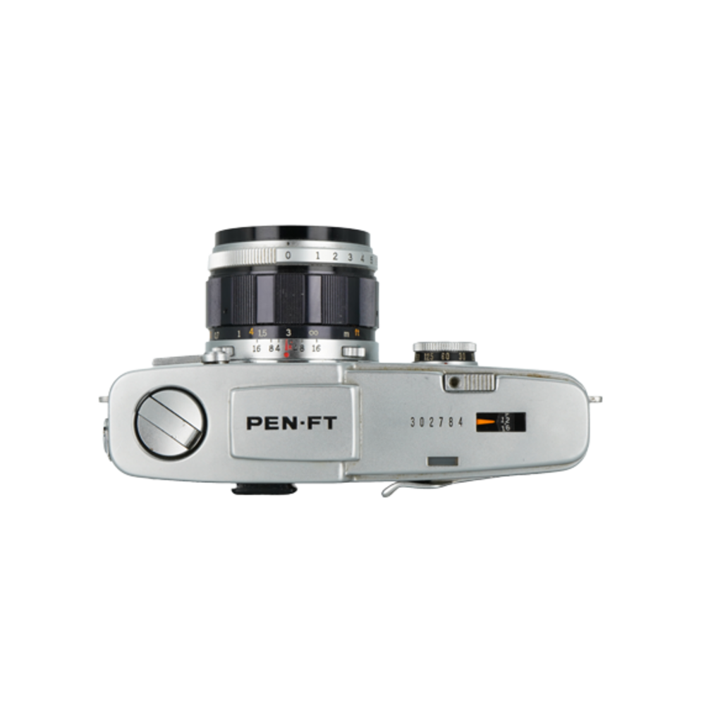 Olympus FT half frame film camera with Olympus 40mm f/1.4 lens for Olympus Pen