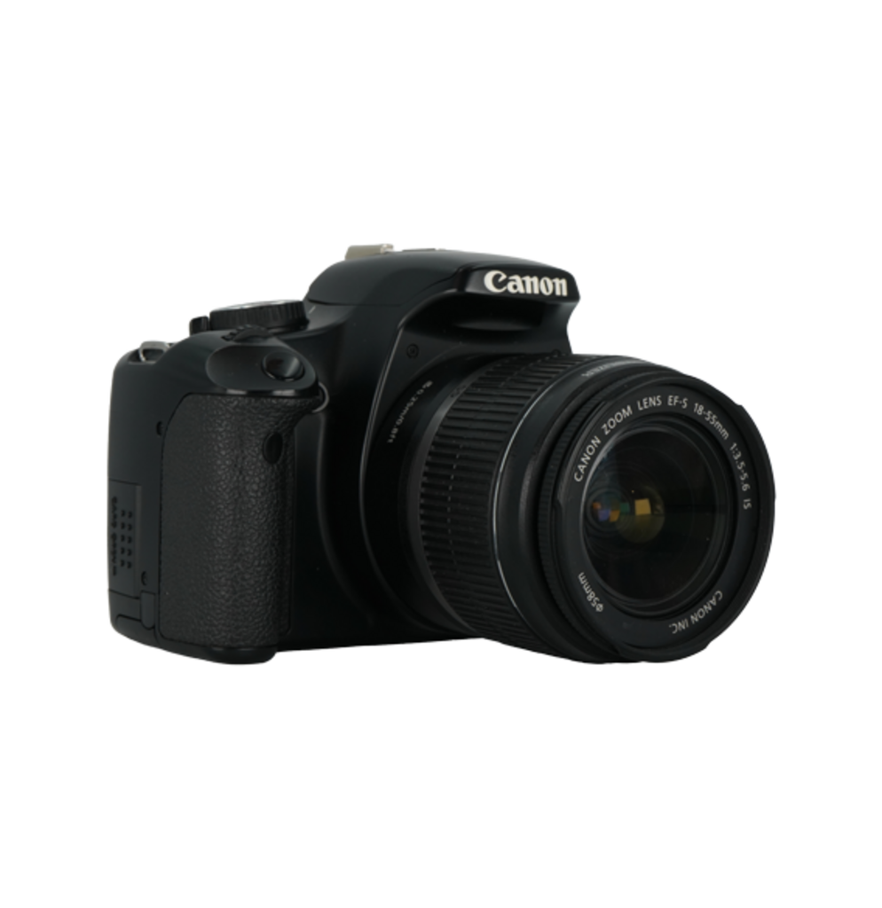 Canon Rebel XSI APS-C DSLR camera with Canon 18-55mm f/3.5-5.6 IS APS-C DSLR lens, and Canon EF-S 55-200mm f/4-5.6 IS APS-C DSLR lens