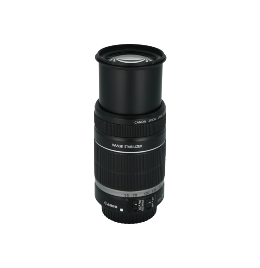Canon Rebel XSI APS-C DSLR camera with Canon 18-55mm f/3.5-5.6 IS APS-C DSLR lens, and Canon EF-S 55-200mm f/4-5.6 IS APS-C DSLR lens