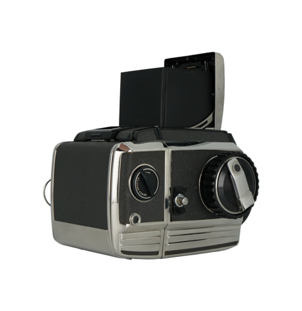 Bronica S2 medium format film camera with Nikkor 75mm f/2.8 medium format Bronica mount lens