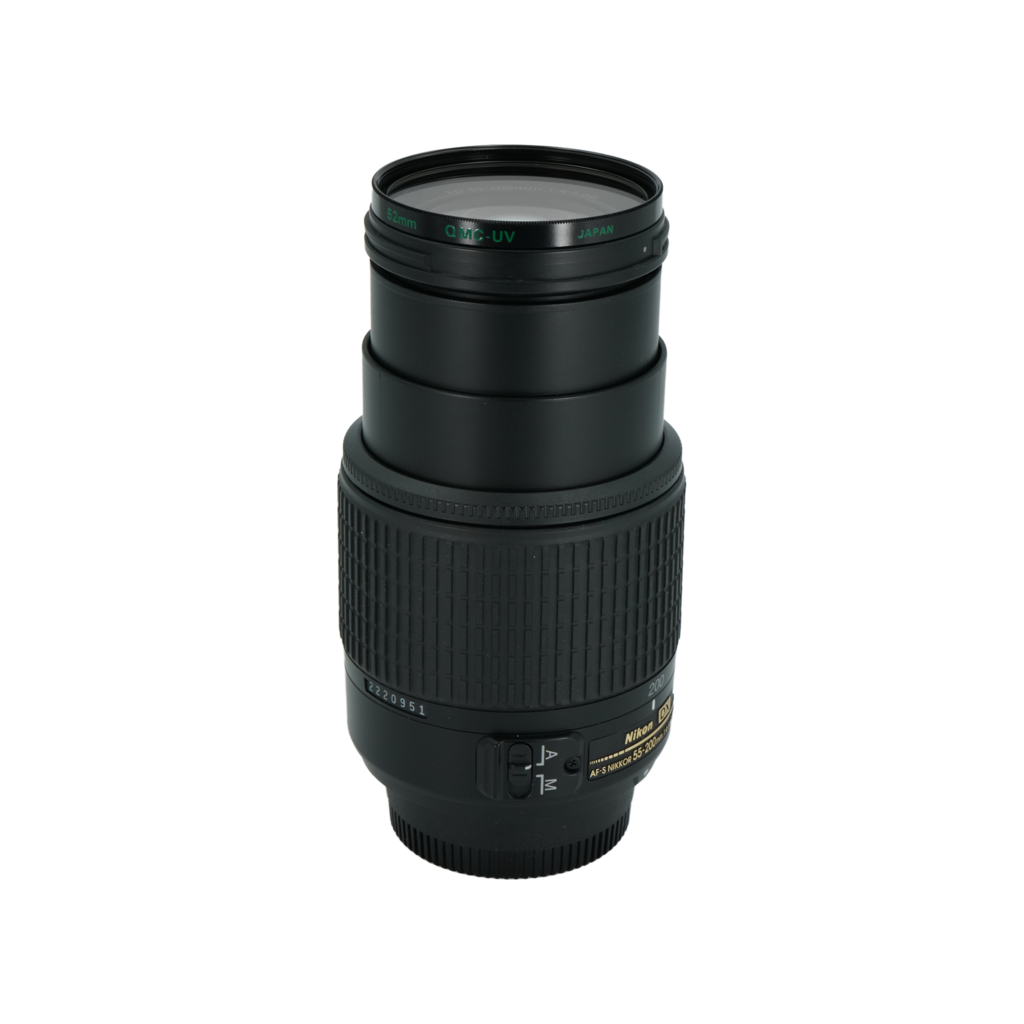 Nikon AF-S DX 55-200mm f/4-5.6 G ED APS-C DSLR telephoto zoom lens