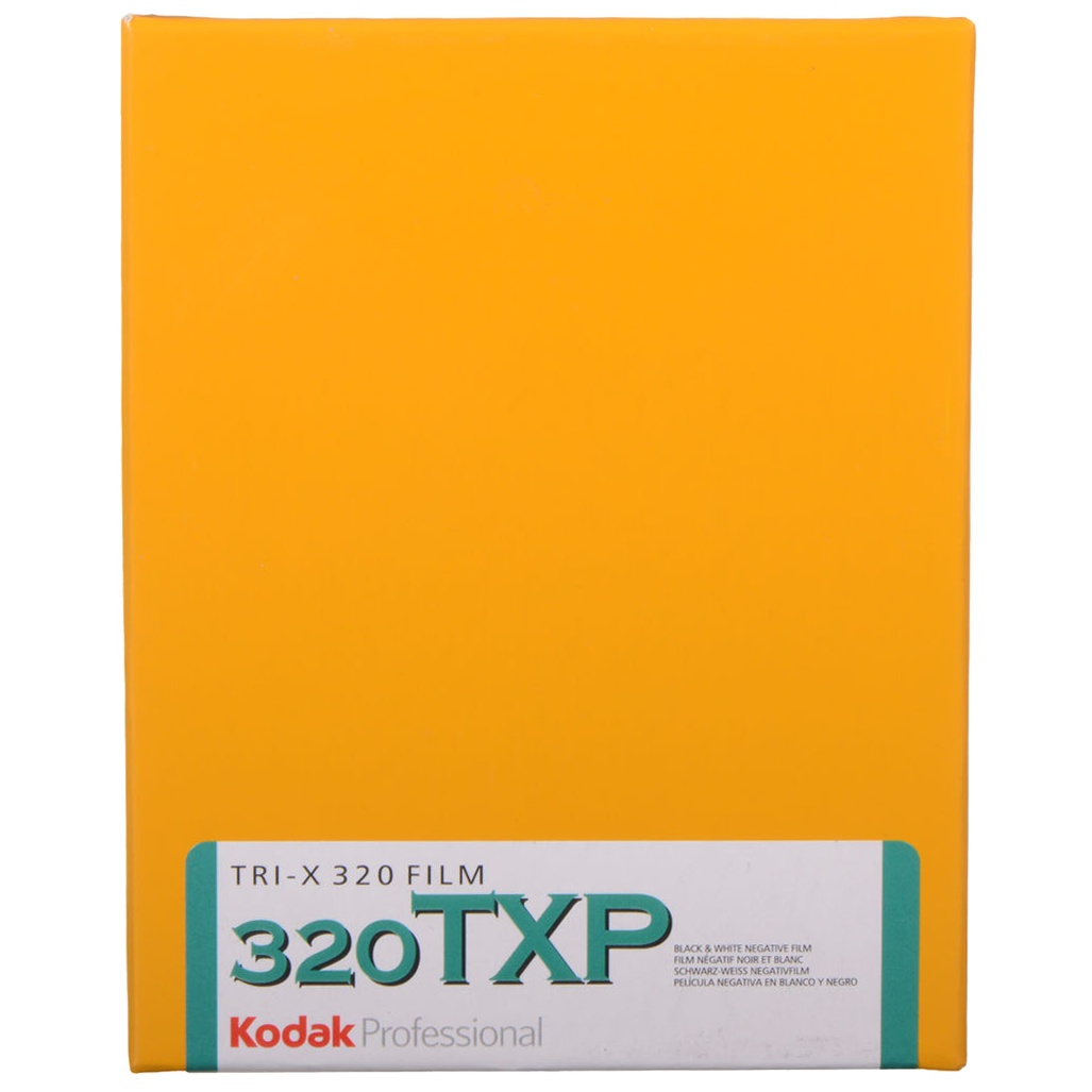 Kodak Professional Tri-X 320 Black & White Negative 4 x 5" Sheet Film, 10 Sheets