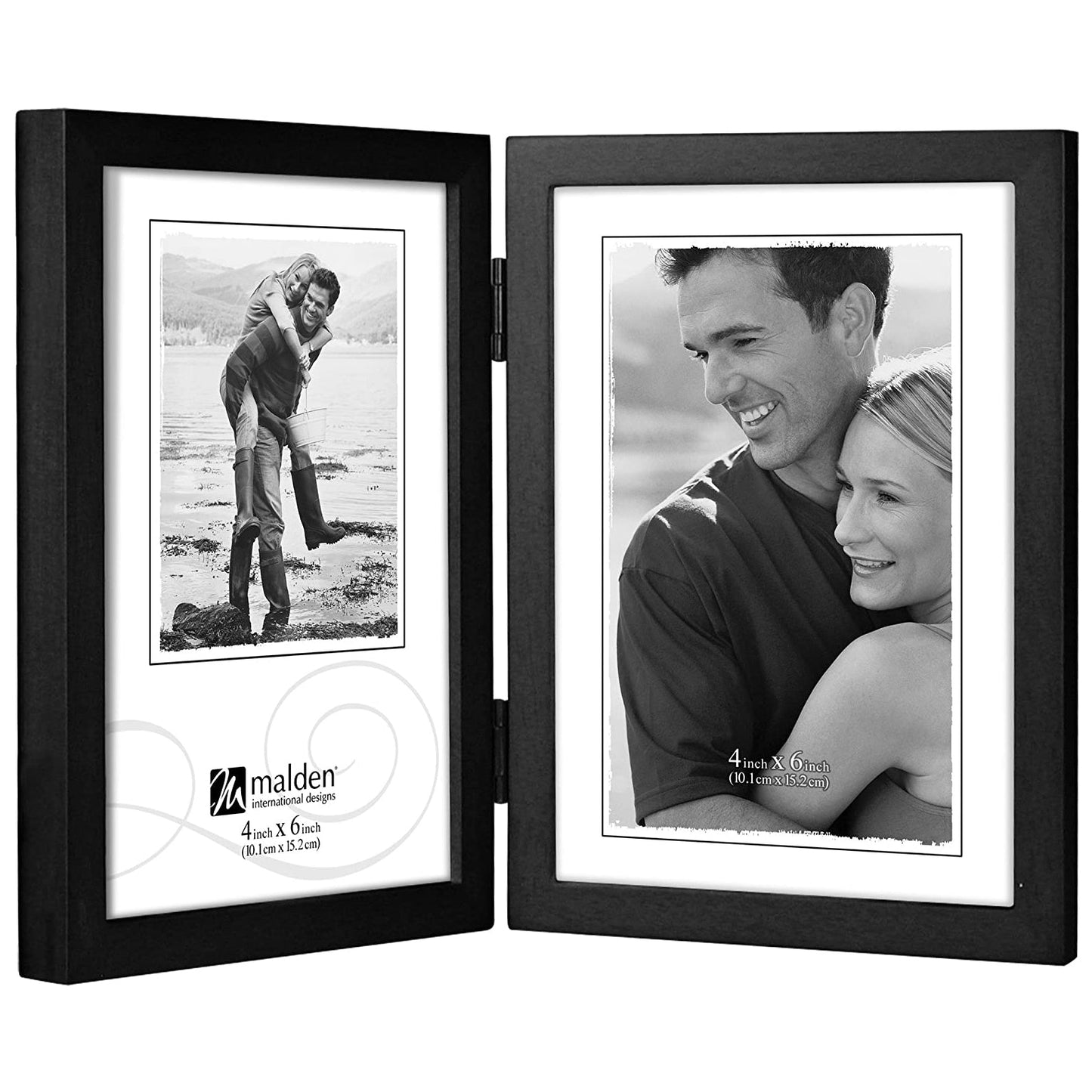 Malden Concept Double Vertical 4 X 6" Black - CLEARANCE