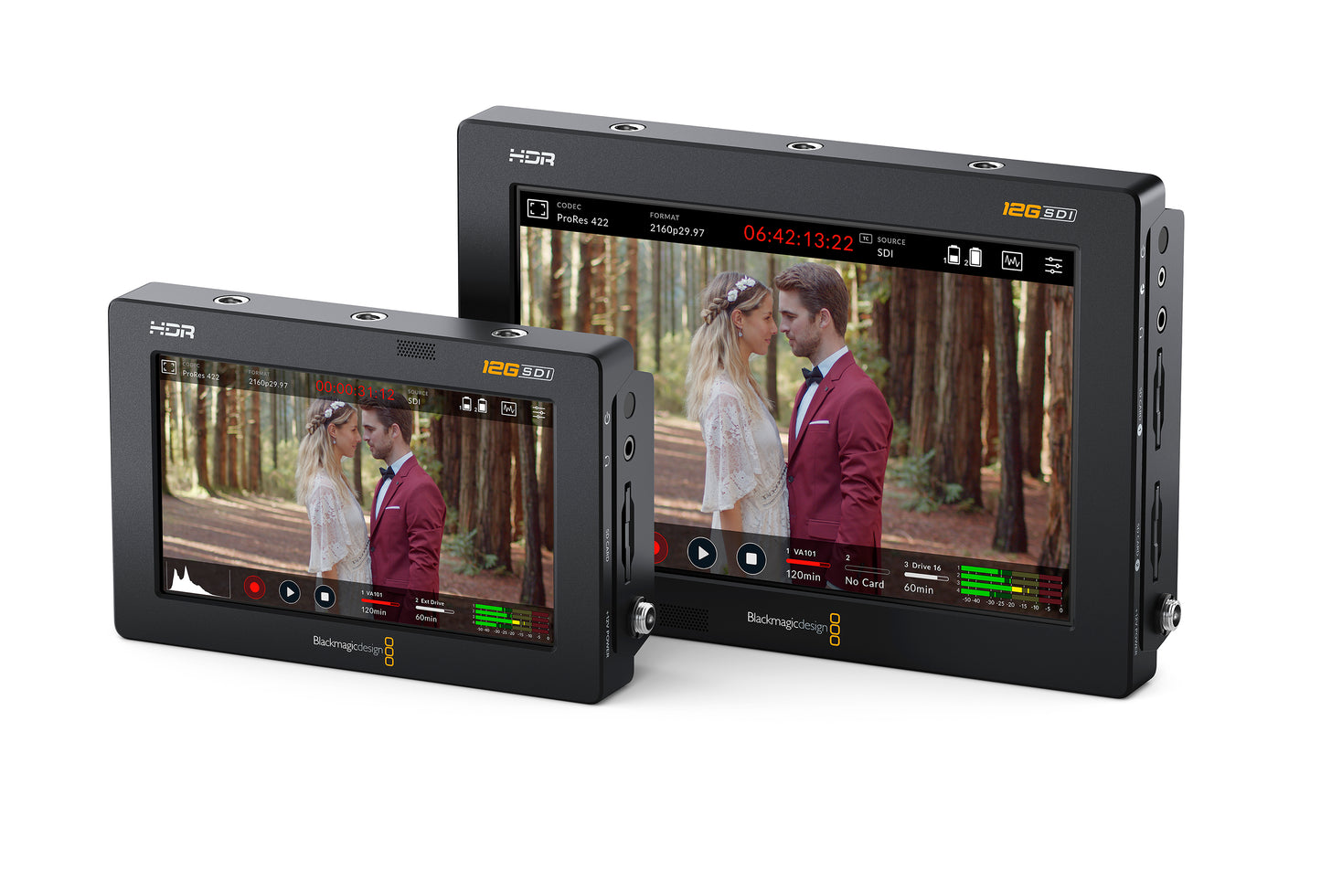 Blackmagic Design Video Assist 5" 12G-SDI HDMI HDR Recording Monitor