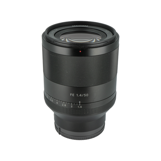 Sony Planar FE 50mm f/1.4 ZE full frame mirrorless lens