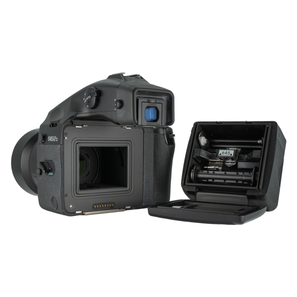Mamiya 645AFD Medium Format Camera Body with 80mm f/2.8 Lens 45mm f/2.8 Lens and a 150mm f/3.5 Lenses