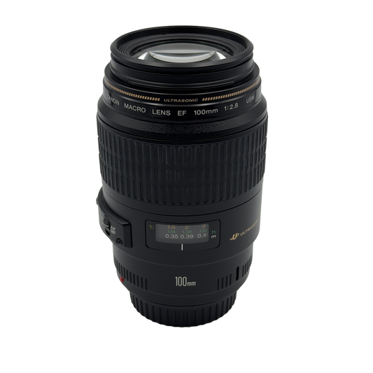 Canon EF 100mm f2.8 Macro full frame DSLR lens