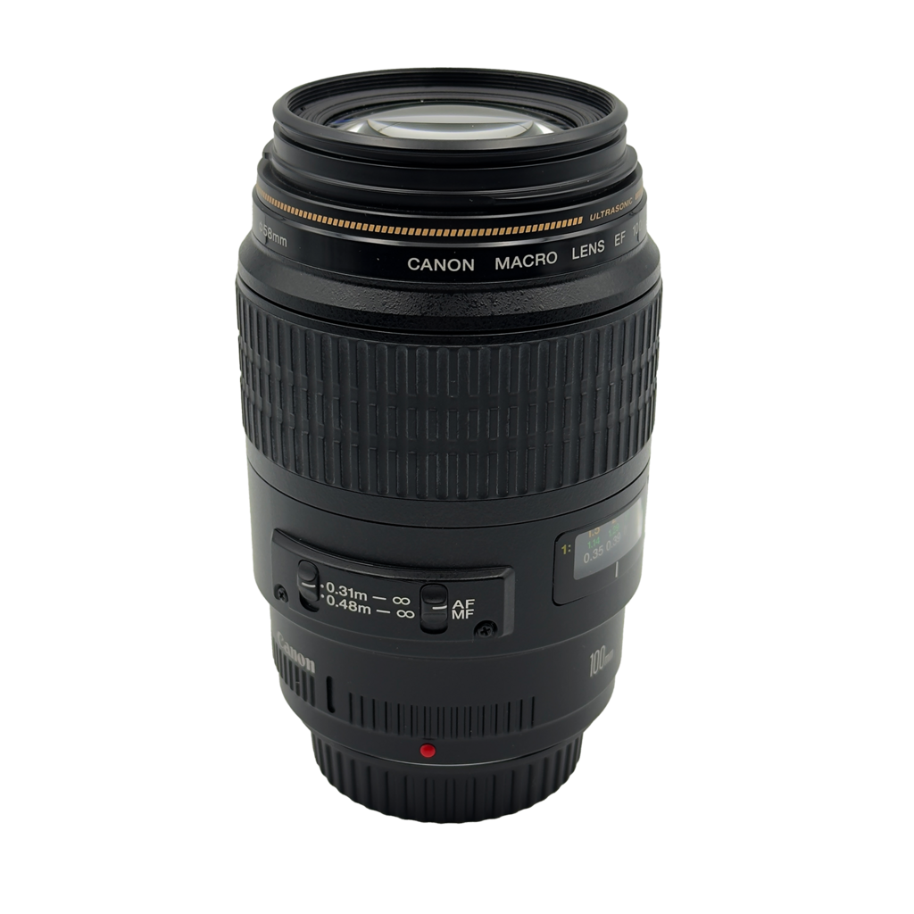 Canon EF 100mm f2.8 Macro full frame DSLR lens