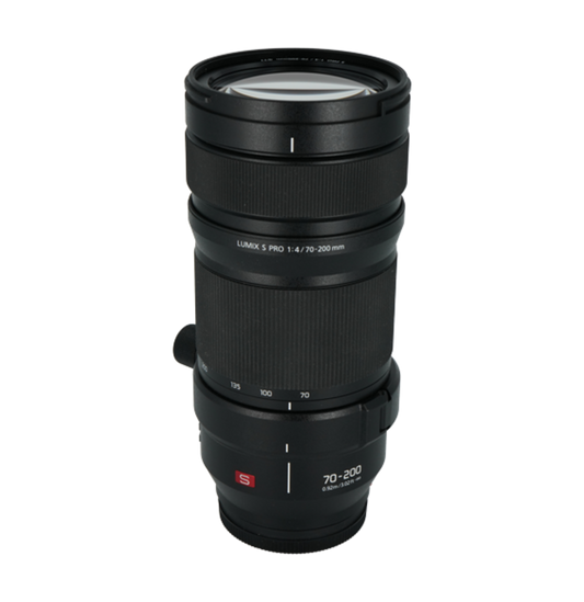 Panasonic 70-200mm f/4 L full frame mirrorless telephoto zoom lens