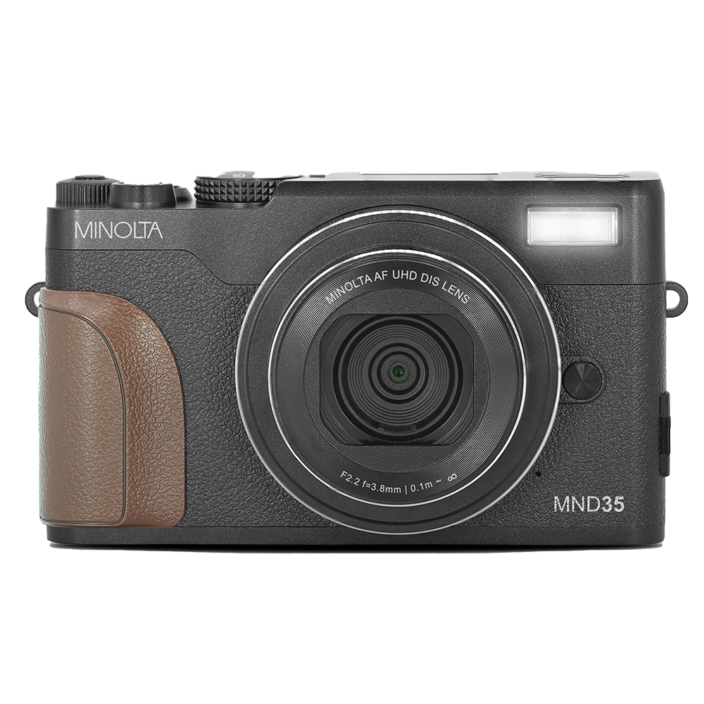 MINOLTA® MND35 64 MP Autofocus / 4K Ultra HD Camera - Black