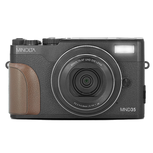 MINOLTA® MND35 64 MP Autofocus / 4K Ultra HD Camera - Black