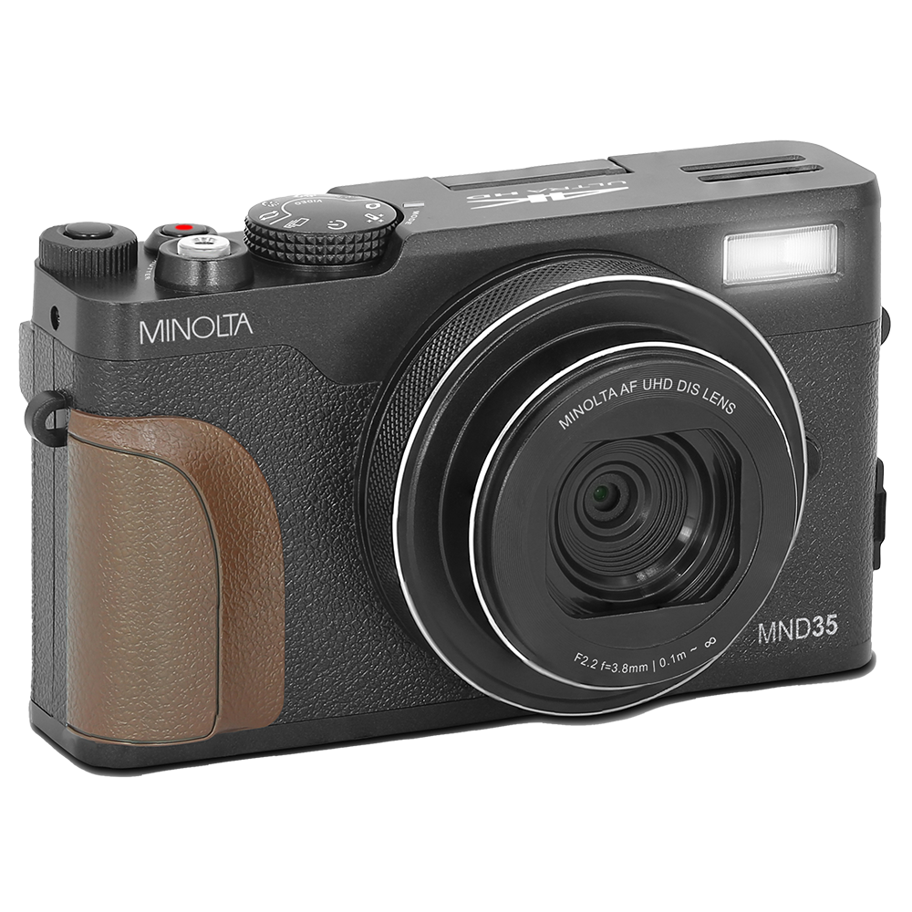MINOLTA® MND35 64 MP Autofocus / 4K Ultra HD Camera - Black