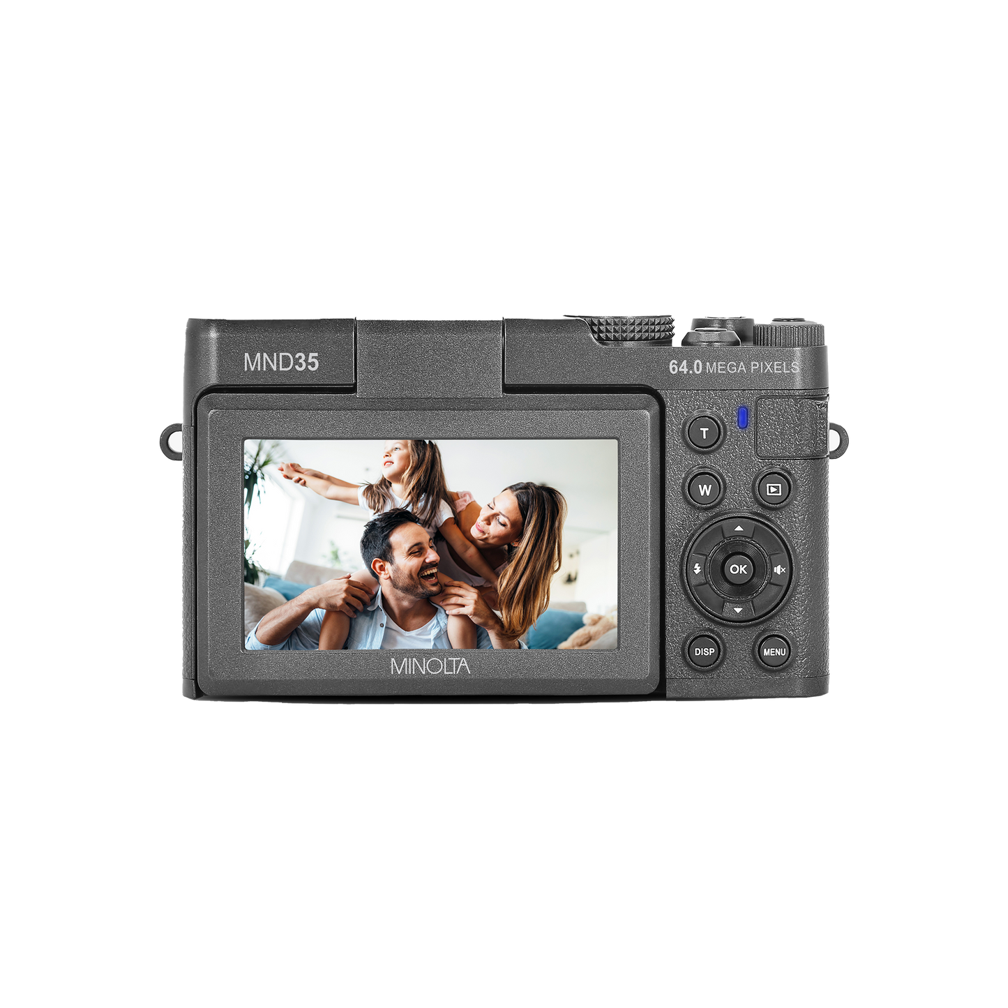 MINOLTA® MND35 64 MP Autofocus / 4K Ultra HD Camera - Black