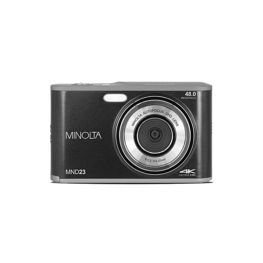 MINOLTA® MND23 48 MP Autofocus / 4K Ultra HD Camera - Black