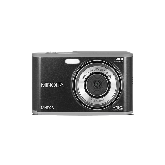 MINOLTA® MND23 48 MP Autofocus / 4K Ultra HD Camera - Black