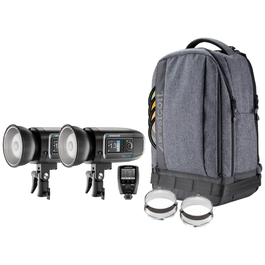 Westcott FJ400 Strobe 2-Light Backpack Kit with FJ-X3 M Universal Wireless Trigger